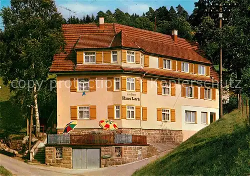 AK / Ansichtskarte Baiersbronn Schwarzwald Pension Haus Lore  Kat. Baiersbronn