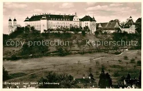 AK / Ansichtskarte Ellwangen Jagst Schloss Schoenenberg Kat. Ellwangen (Jagst)