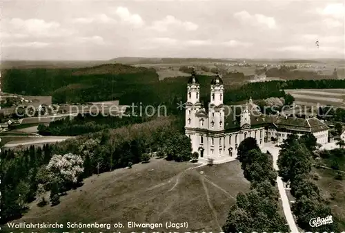 AK / Ansichtskarte Ellwangen Jagst Wallfahrtskirche Schoenenberg Kat. Ellwangen (Jagst)