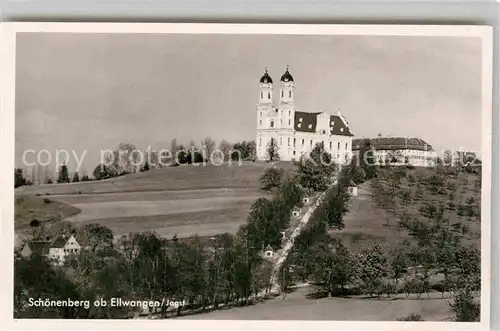 AK / Ansichtskarte Ellwangen Jagst Wallfahrtskirche Schoenenberg Kat. Ellwangen (Jagst)