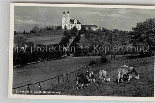 AK / Ansichtskarte Ellwangen Jagst Wallfahrtskirche Schoenenberg  Kat. Ellwangen (Jagst)