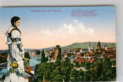 AK / Ansichtskarte Heilbronn Neckar Panorama Kaetchen Kat. Heilbronn