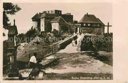 AK / Ansichtskarte Schwaebisch Gmuend Ruine Rechberg Kat. Schwaebisch Gmuend