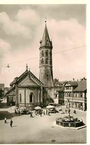 AK / Ansichtskarte Schwaebisch Gmuend Marktplatz Kirche Brunnen Kat. Schwaebisch Gmuend