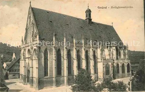 AK / Ansichtskarte Gmuend Schwaebisch Heiligkreuzkirche Kat. Schwaebisch Gmuend