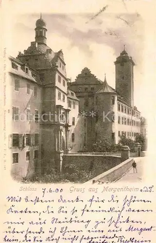 AK / Ansichtskarte Mergentheim Bad Schloss Kat. Bad Mergentheim