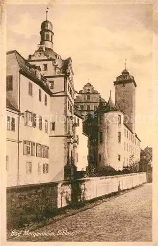 AK / Ansichtskarte Mergentheim Bad Schloss Kat. Bad Mergentheim