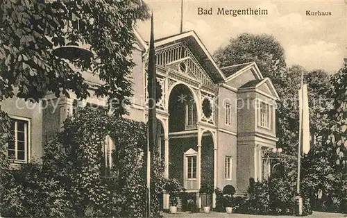 AK / Ansichtskarte Mergentheim Bad Kurhaus Kat. Bad Mergentheim