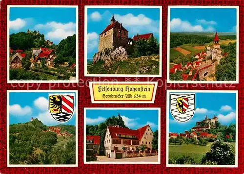 AK / Ansichtskarte Hohenstein Hersbruck Felsenburg 