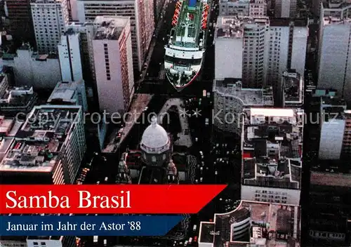 AK / Ansichtskarte Rio de Janeiro Fliegeraufnahme Samba Brasil  Kat. Rio de Janeiro