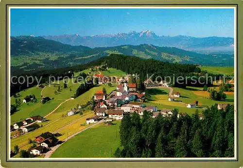 AK / Ansichtskarte Sulzberg Allgaeu Fliegeraufnahme Bregenzerwald Kat. Sulzberg