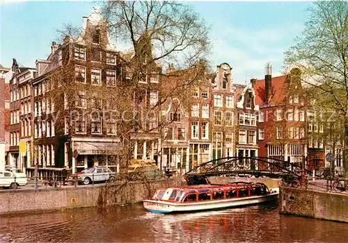 AK / Ansichtskarte Amsterdam Niederlande Singel Brouwersgracht Ausflugsschiff Kat. Amsterdam