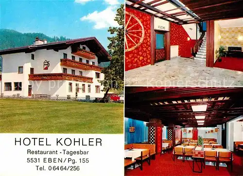 AK / Ansichtskarte Eben Pongau Hotel Kohler  Kat. Eben im Pongau