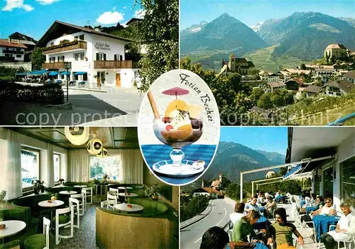 AK / Ansichtskarte Schenna Meran Eisdiele Cafe Anny  Kat. Italien