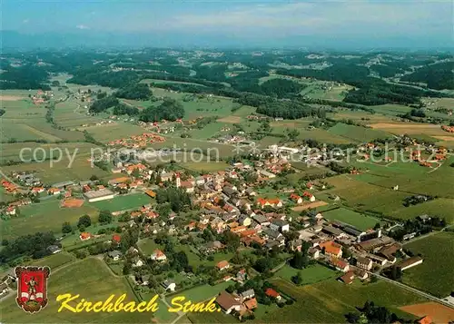 AK / Ansichtskarte Kirchbach Steiermark Fliegeraufnahme Kat. Kirchbach in Steiermark