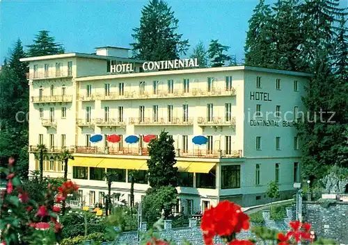 AK / Ansichtskarte Lugano TI Hotel Continental Fassbind Hotels  Kat. Lugano