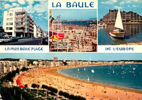 AK / Ansichtskarte La Baule Atlantique Fliegeraufnahme mit Strand  Kat. La Baule Escoublac
