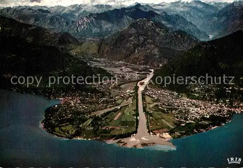 AK / Ansichtskarte Ascona Lago Maggiore Fliegeraufnahme Locarno Monte Bre Cardada