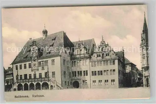 AK / Ansichtskarte Heilbronn Neckar Rathaus Kat. Heilbronn