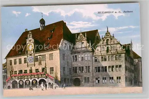 AK / Ansichtskarte Heilbronn Neckar Rathaus Kat. Heilbronn
