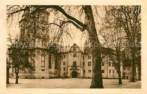 AK / Ansichtskarte Bad Mergentheim Schlosshof Kat. Bad Mergentheim