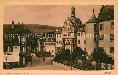 AK / Ansichtskarte Bad Mergentheim Schloss Kat. Bad Mergentheim