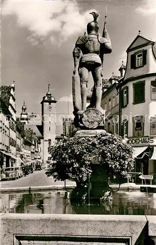 AK / Ansichtskarte Mergentheim Bad Milchlingsbrunnen Markt Kat. Bad Mergentheim