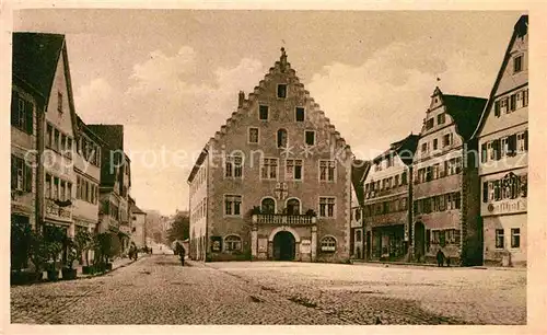 AK / Ansichtskarte Mergentheim Bad Rathaus Kat. Bad Mergentheim