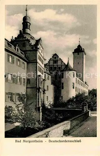 AK / Ansichtskarte Mergentheim Bad Deutschordens Schloss Kat. Bad Mergentheim