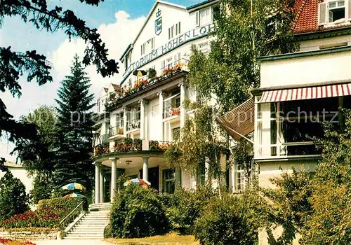 AK / Ansichtskarte Mergentheim Bad Sanatorium Hohenlohe Kat. Bad Mergentheim