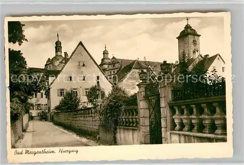 AK / Ansichtskarte Mergentheim Bad Pfarrgang Kat. Bad Mergentheim