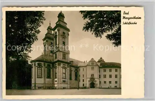 AK / Ansichtskarte Mergentheim Bad Schlosskirche Kat. Bad Mergentheim