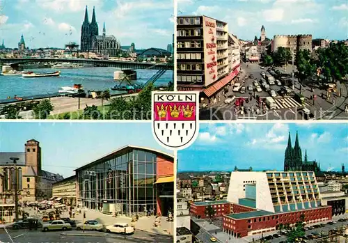 AK / Ansichtskarte Koeln Rhein Rheinpartie Dom  Kat. Koeln