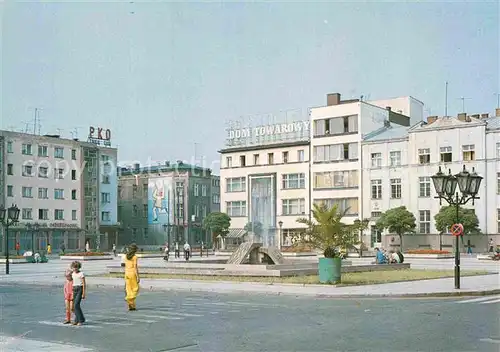 AK / Ansichtskarte Chojnice Plac Bojownikow Platz Springbrunnen Kat. Chojnice