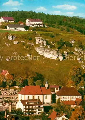 AK / Ansichtskarte Pottenstein Oberfranken Terrassen Cafe Pension Schrottenberg Fraenkische Schweiz Kat. Pottenstein