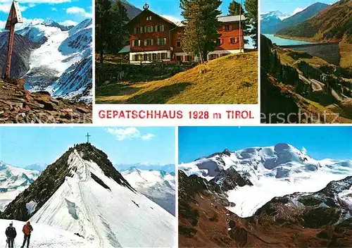 AK / Ansichtskarte Gepatschhaus Berghaus oetztaler Alpen Gebirgspanorama Kat. Kaunertal