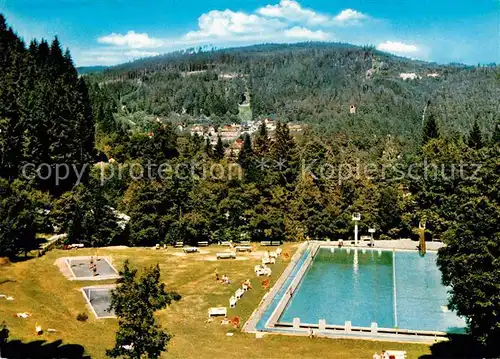 AK / Ansichtskarte Triberg Schwarzwald Waldschwimmbad Freibad Kat. Triberg im Schwarzwald