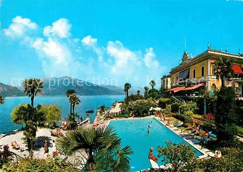 AK / Ansichtskarte Bellagio Lago di Como Grand Hotel Villa Serbelloni Swimming Pool Comer See