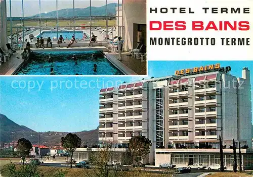 AK / Ansichtskarte Montegrotto Terme Hotel Des Bans Terme Piscine Kat. 
