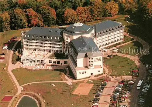 AK / Ansichtskarte Saalfeld Saale Fliegeraufnahme Klinik Bergfried  Kat. Saalfeld