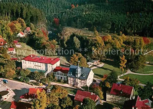 AK / Ansichtskarte Hahnenklee Bockswiese Harz Fliegeraufnahme Hotel Hannover Kat. Goslar