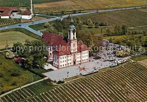 AK / Ansichtskarte Birnau Fliegeraufnahme Kloster Baumeister Peter Thumb Bildhauer Feuchtmayer Kat. Uhldingen Muehlhofen