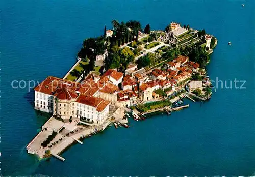 AK / Ansichtskarte Isola Bella Fliegeraufnahme Lago Maggiore Kat. Lago Maggiore