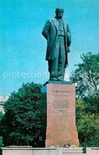 AK / Ansichtskarte Kiev Kiew T. G. Schevtschenko Denkmal