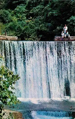 AK / Ansichtskarte Nowy Afon Wasserfall