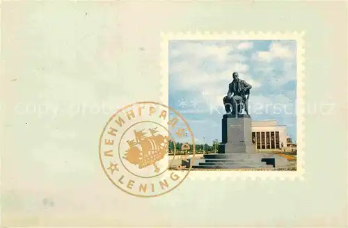 AK / Ansichtskarte St Petersburg Leningrad Monument A. S. Griboyedov 