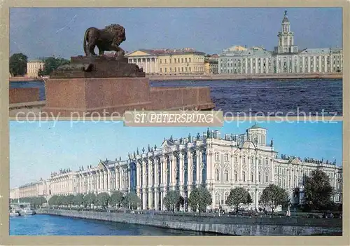 AK / Ansichtskarte St Petersburg Leningrad University Embankment Kunstkammer 