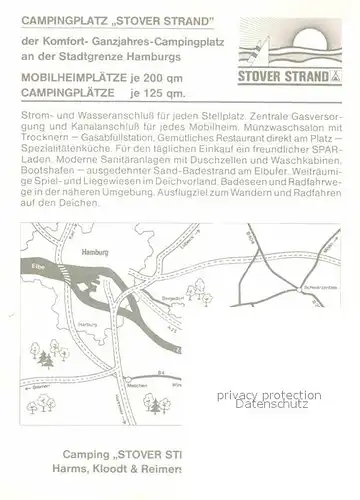 AK / Ansichtskarte Drage Elbe Mobilheim Campingplatz Stover Strand  Kat. Drage