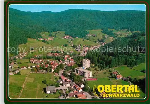 AK / Ansichtskarte Obertal Baiersbronn Fliegeraufnahme Kat. Baiersbronn