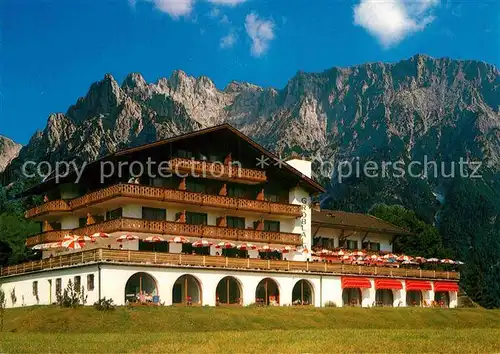 AK / Ansichtskarte Mittenwald Bayern Berggasthaus Cafe Groebl Alm  Kat. Mittenwald